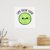 Limones Gefühl Gutes Funny Citrus Limon Puppe Poster (Küche)