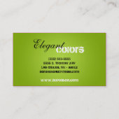 Limones Grün bilden Visitenkarte (Rückseite)