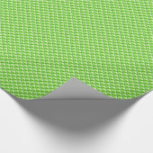 Limones Grün, Emailblick, verzierte Gitter Geschenkpapier (Ecke)