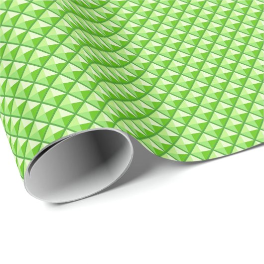 Limones Grün, Emailblick, verzierte Gitter Geschenkpapier (Rolleneckpunkt)