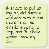 Limones Grün setzte die große Rechteckiger Pappuntersetzer (Vorderseite)