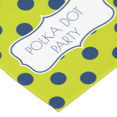 Limones Grün und Marine-Blau personalisiert Kurzer Tischläufer (Ecke)