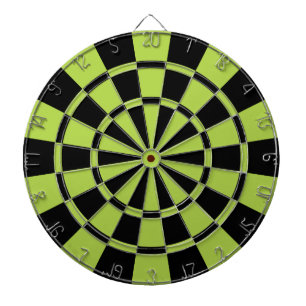 Limones Grünes und schwarz Dartscheibe