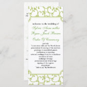 Limones Hochzeitsprogramm Programm (Vorne/Hinten)