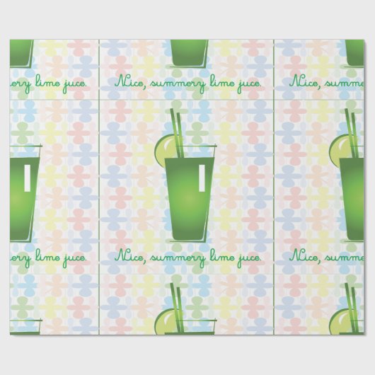 Limones Juwelierpapier Geschenkpapier (Flach)