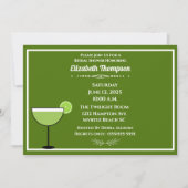 Limones Margarita Brautparty Party Einladung (Vorderseite)