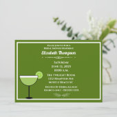 Limones Margarita Brautparty Party Einladung (Stehend Vorderseite)