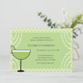 Limones Margarita Brautparty Party Einladung (Stehend Vorderseite)