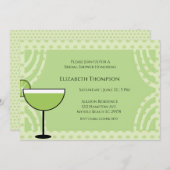 Limones Margarita Brautparty Party Einladung (Vorne/Hinten)