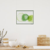 Limones Margaritas Poster (Küche)