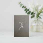 Limones Monogramm Visitenkarte (Stehend Vorderseite)