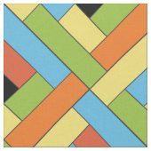 Limones Muster der diagonalen Geometrie Stoff (Nahaufnahme)