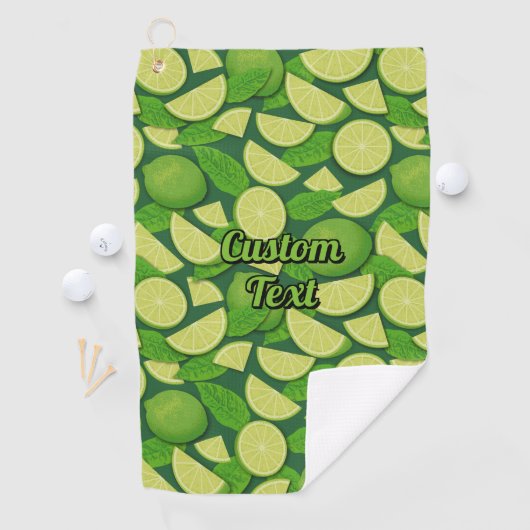 Limones Muster Golfhandtuch (Insitu)