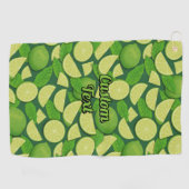 Limones Muster Golfhandtuch (Horizontal)