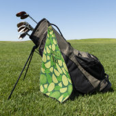 Limones Muster Golfhandtuch (Gras)