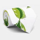 Limones Muster Krawatte (Gerollt)