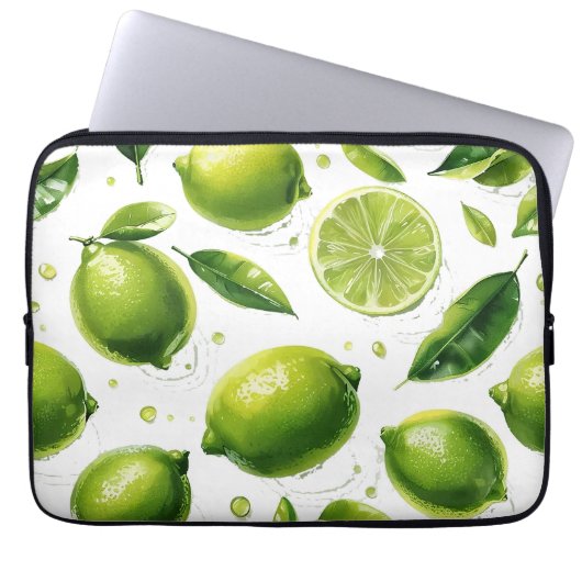 Limones Muster Laptopschutzhülle (Vorderseite)