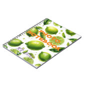 Limones Muster Notizblock (Linke Seite)