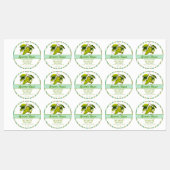 Limones Obst Etiketten (Blatt)