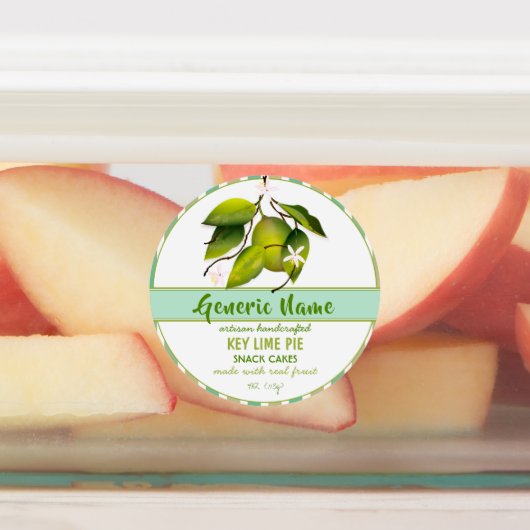 Limones Obst Etiketten (Befestigt)