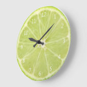 Limones Obst Frischholz Große Wanduhr (Winkel)
