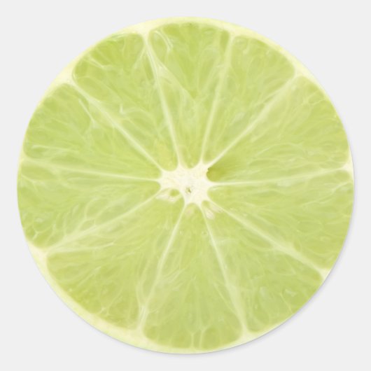 Limones Obst Frischholz Runder Aufkleber (Vorderseite)