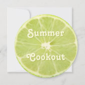 Limones Obst Frischschlauch Sommerkocheinladung Einladung (Vorderseite)