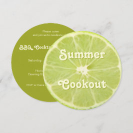 Limones Obst Frischschlauch Sommerkocheinladung Einladung