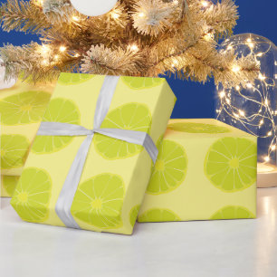 Limones Obst Geschenkpapier