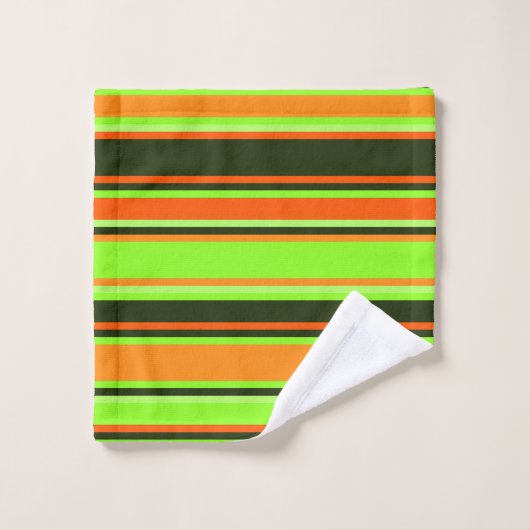 Limones, orangefarbenes Set mit Mandarine (Waschlappen)