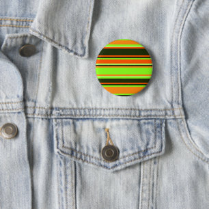 Limones, orangefarbenes und Mandarine Striping But Button