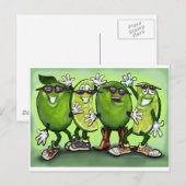Limones Party Postkarte (Vorne/Hinten)
