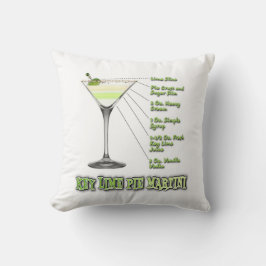 Limones Pie Martini Cocktail Recia Kissen