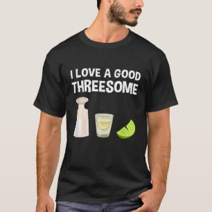 Limones Salz Tequila Drohstoff Barkeeper Bar Drink T-Shirt