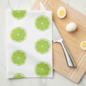 Limones Schlitzmuster Geschirrtuch (Viertel Falte)