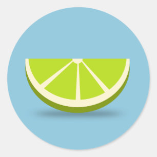 Limones Segment Runder Aufkleber