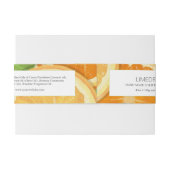 Limones Seifenetikett Bauchband Einladungsbanderole (Rückseitenbeispiel)