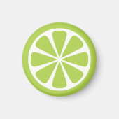 Limones Slice Green Summer Fruchtmagnet Magnet (Vorne)