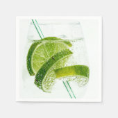 Limones Soda Frischglas Serviette (Vorderseite)