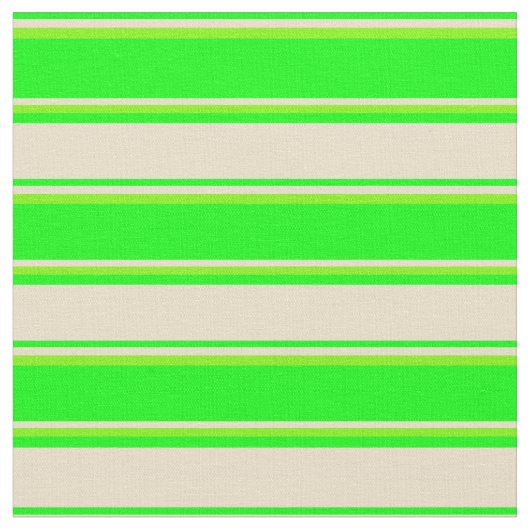 Limones, Tan und grünes Muster Stoff (Nahaufnahme)