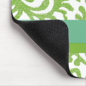 Limones und Aquamarines Blumenmuster Mousepad (Ecke)