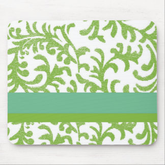 Limones und Aquamarines Blumenmuster Mousepad