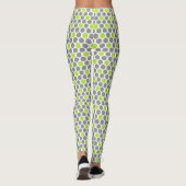 Limones und graues Hexagon-Muster Leggings (Rückseite)