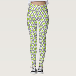 Limones und graues Hexagon-Muster Leggings