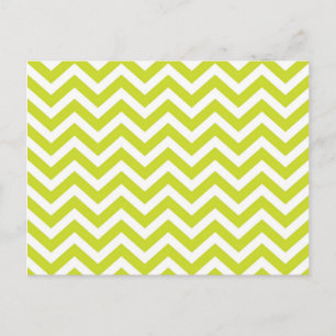 Limones und Zickzack Design Postkarte