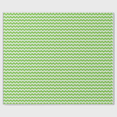 Limones weißes Zickzack Muster-Verpackungs-Papier Geschenkpapier (Flach)