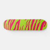 Limones Zebra-Zebra-Skateboard in heiß rosa Skateboard (Horizontal)