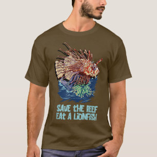 Limonfisch Rett The Reef Eat Lion Funny Niedlich S T-Shirt