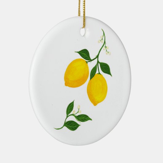Limoni - Zitronenschmuck Keramik Ornament (Rechts)