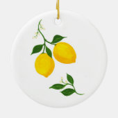 Limoni - Zitronenschmuck Keramik Ornament (Hinten)